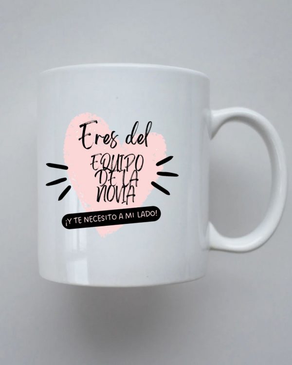 Taza Personalizada para Novia y Damas de Honor – Regalo Original para Bodas y Despedidas 💍✨