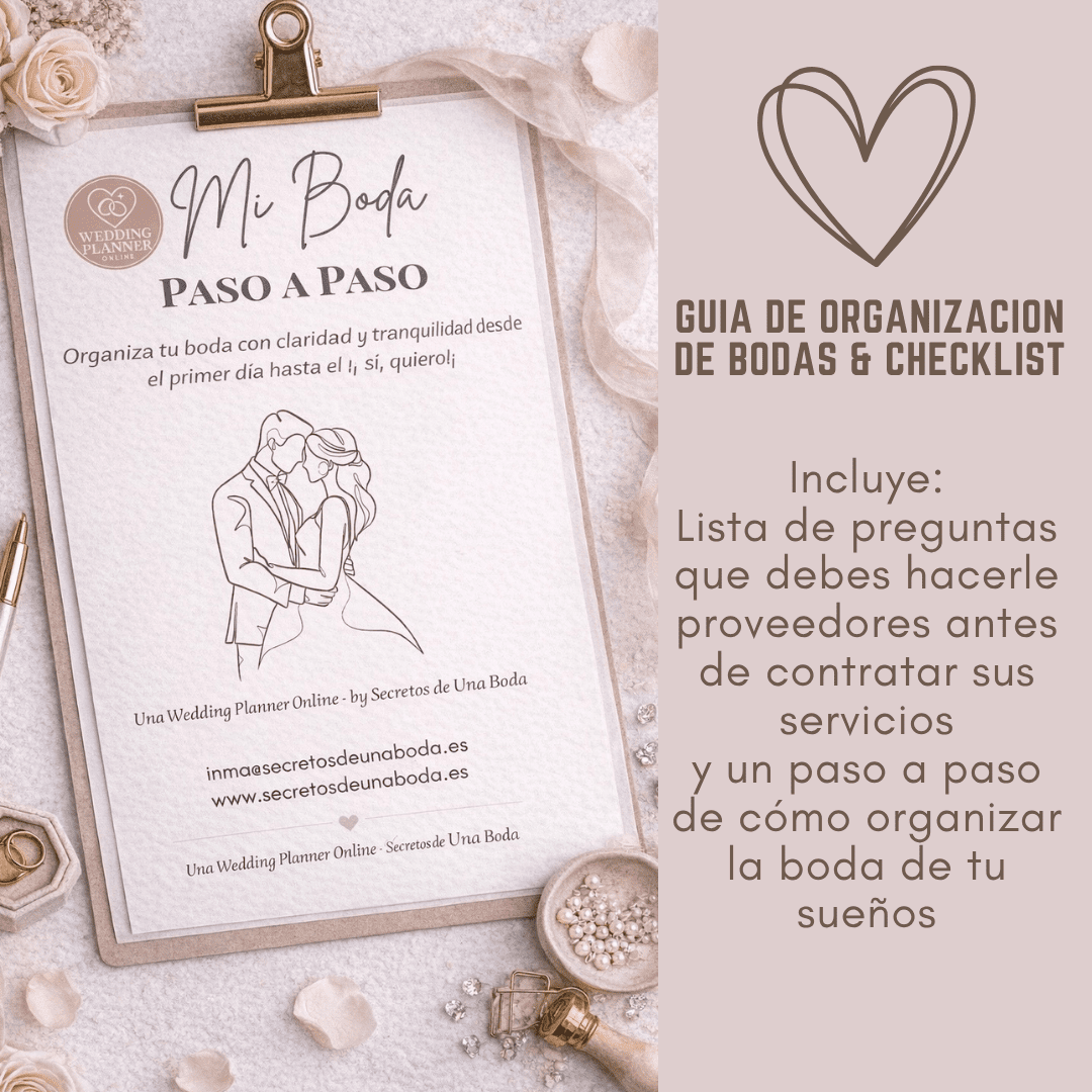 Inma-Secretos de una boda-Wedding planner online